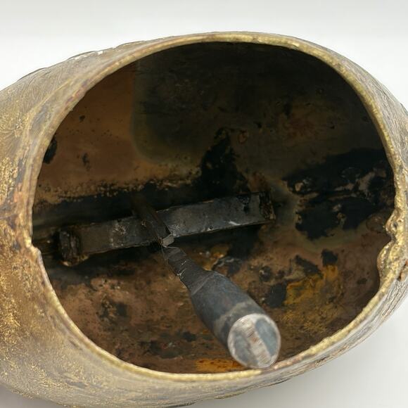 Ghuyeres Vintage Swiss Cowbell Brass Loud Tone Ring 4.5” - Picture 7 of 9